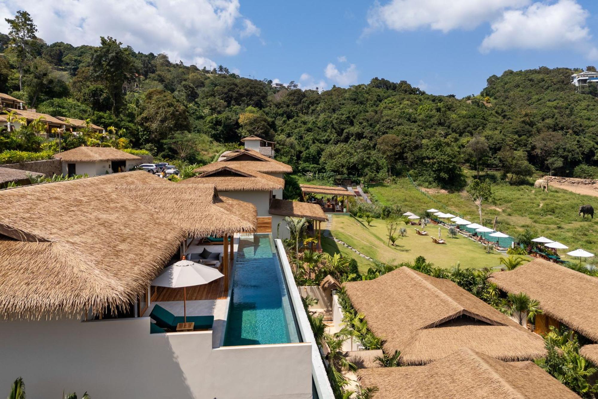 Wild Cottages Elephant Sanctuary Resort Amphoe Koksamui Exterior photo